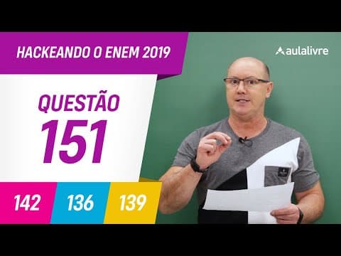 Thumbnail da aula: Enem 2019 | Matemática: Projeção Ortogonal | Questão 151