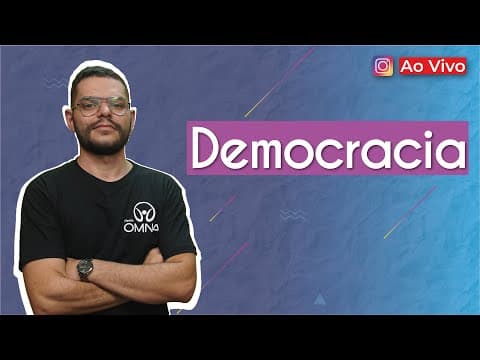 Thumbnail da aula: AO VIVO | Democracia - Brasil Escola