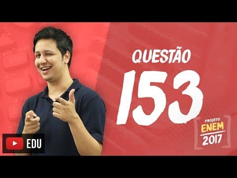 Thumbnail da aula: Enem 2016 - Matemática | Questão 153 (Caderno Rosa)