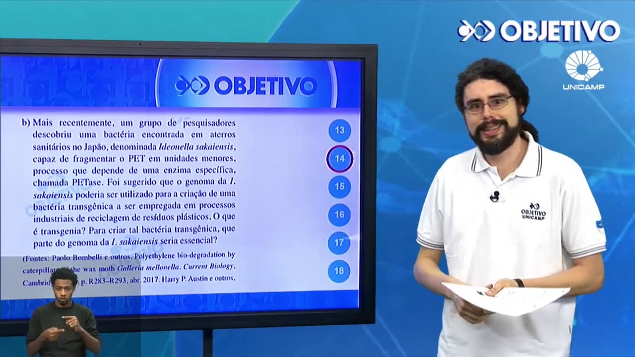 Thumbnail: Resolução Comentada - Biologia - UNICAMP - 2ª Fase - 3º Dia - 2019