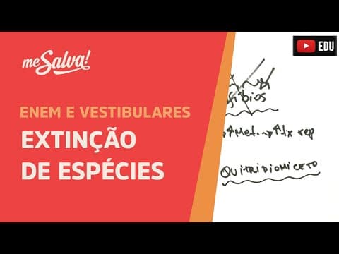 Thumbnail da aula: Me Salva! ECO05 - Ecologia - Extinção de espécies