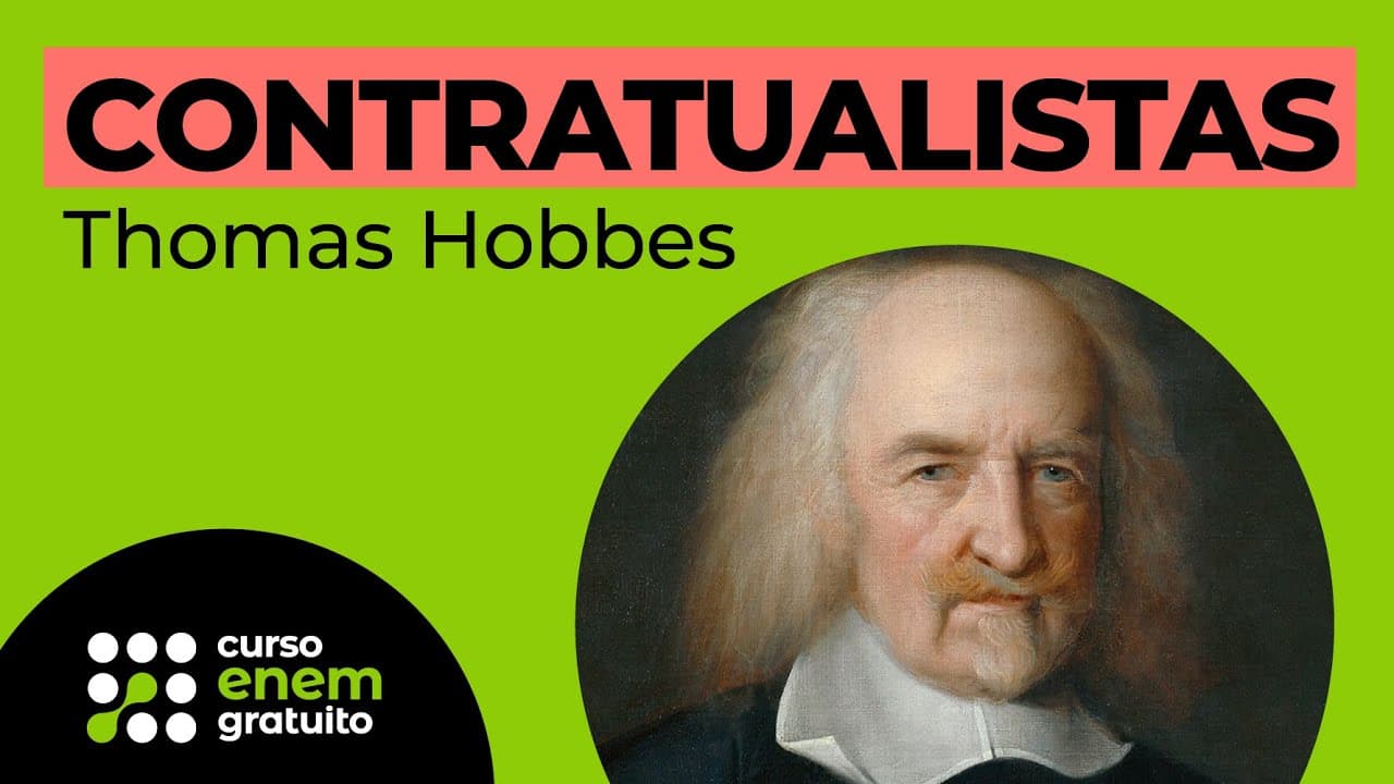 Thumbnail: CONTRATUALISTAS: Thomas Hobbes | Sociologia para o Enem | Fábio Luís Pereira