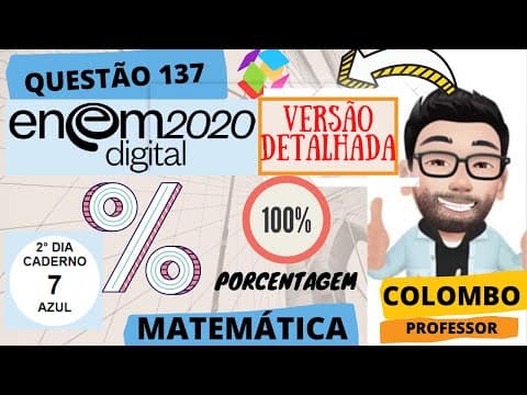 Thumbnail da aula: ENEM 2020 DIGITAL- Uma editora pretende fazer uma reimpressão de um de seus livros. A direção...