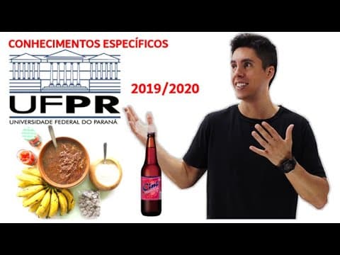 Thumbnail da aula: Correção UFPR 2019/2020 - Parte 1 - Professor Gustavo Schmidt