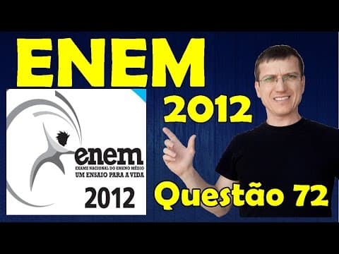 Thumbnail da aula: 72 - ENEM 2012 - Física - Mecânica - Questão 72 resolvida (Caderno Azul) - Prof. Marcelo Boaro
