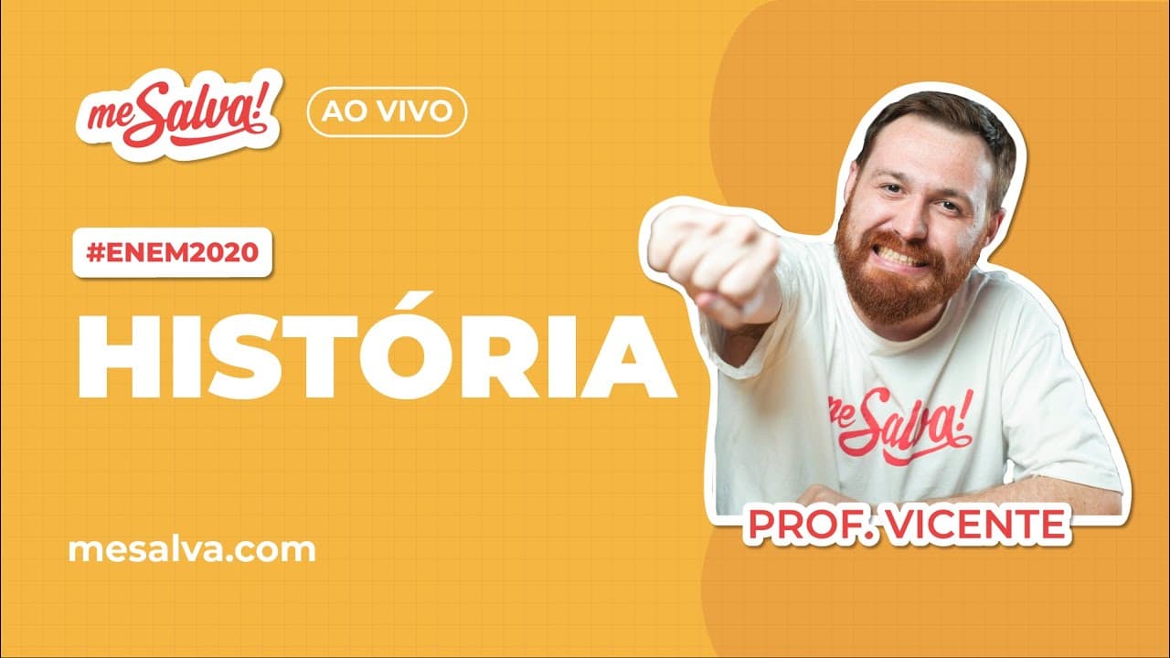 Thumbnail: AO VIVO | História - ENEM 2020 | História e a Prova do ENEM | Semana Inaugural