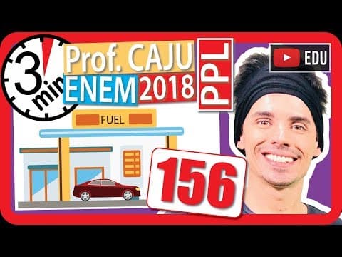 Thumbnail da aula: 🏃ENEM 2018 PPL 👉 RAPIDINHA Questão 156 - Razão e Proporção