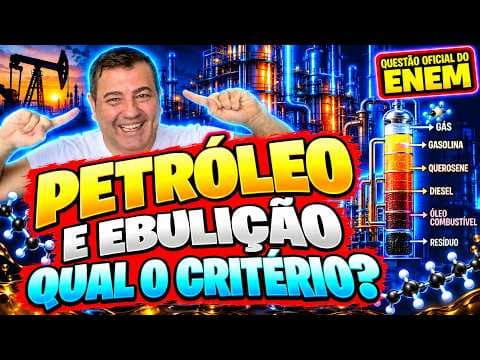 Thumbnail da aula: 💡 ENEM - Os hidrocarbonetos são moléculas orgânicas com uma série de