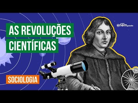 Thumbnail da aula: REVOLUÇÕES CIENTÍFICAS: o surgimento da Sociologia | Resumo de Sociologia - Enem | Fábio Pereira