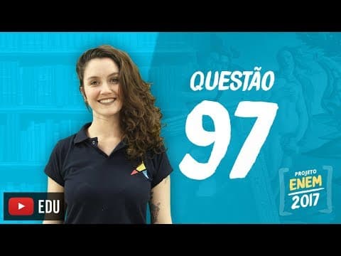 Thumbnail da aula: Enem 2016 - Linguagens | Questão 97 (Caderno Rosa)