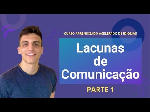Thumbnail da aula: #12 - Lacunas de Comunicação - Conversação outros Idiomas - parte 1