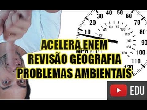 Thumbnail da aula: Revisão ENEM - Geografia Q.03 Problemas ambientais - Enchentes