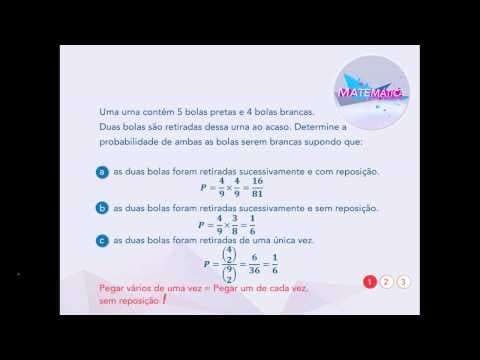 Thumbnail da aula: Matemática: Probabilidade - Tipos de extração - ENEM