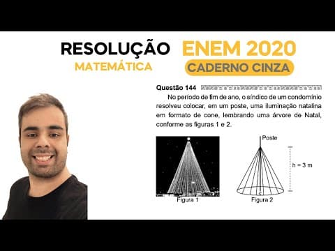Thumbnail da aula: ENEM 2020 \ MATEMÁTICA - Questão 144, CADERNO CINZA – No período de fim de ano, o síndico de um