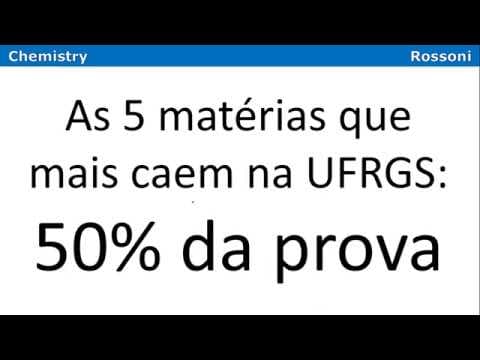 Thumbnail da aula: Aulão (pré-prova) Ufrgs - parte 2