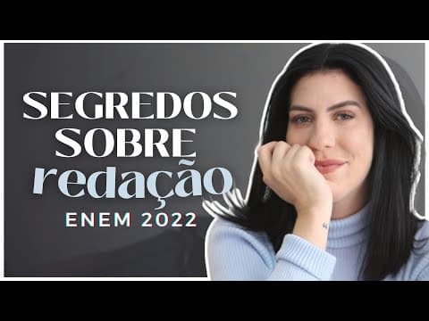 Thumbnail da aula: 7 SEGREDOS SOBRE REDAÇÃO QUE NUNCA TE CONTARAM