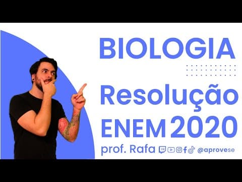 Thumbnail da aula: Questão 100 ENEM 2020 (1ª Aplicação Amarela)