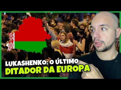 Thumbnail da aula: Entenda os protestos na Bielorússia - O último ditador da Europa (Lukashenko) | Ricardo Marcílio