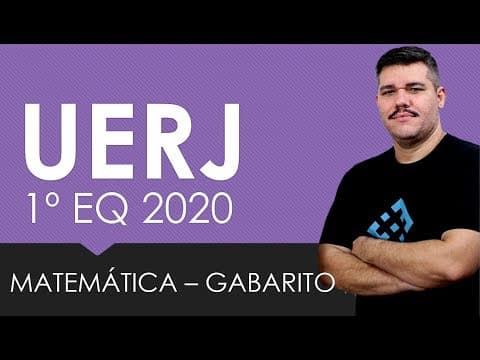 Thumbnail da aula: 🔺 AO VIVO - GABARITO COMENTADO UERJ 2020 1º EQ