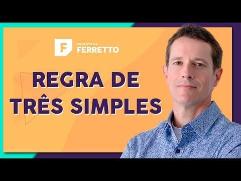 Thumbnail da aula: REGRA DE TRÊS SIMPLES: Grandezas Proporcionais | Matemática Básica - Aula 26