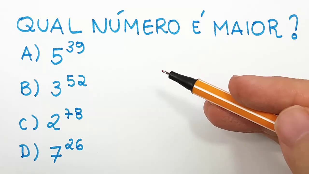 Thumbnail: 🔥 HELP MATEMÁTICA BÁSICA - Desafios - Qual número é o maior? #29 🔥