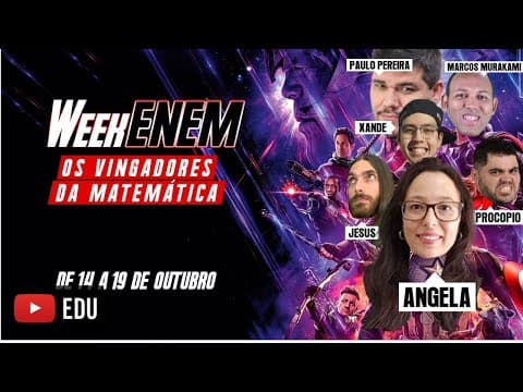 Thumbnail da aula: Medidas de Tendência Central - Média, Mediana e Moda - Week ENEM - Os Vingadores da Matemática