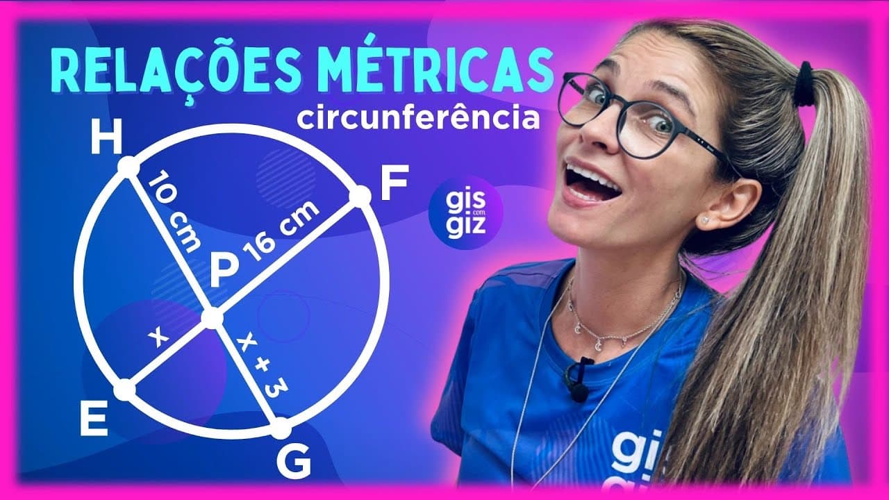 Thumbnail: Relações métricas na circunferência | Geometria analítica