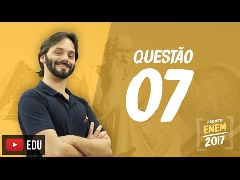 Thumbnail da aula: Enem 2016 - Ciências Humanas | Questão 07 (Caderno Branco)