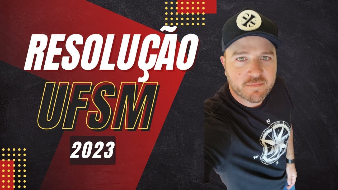 Thumbnail: Resolução da prova de Física da UFSM 2023 - Questão 2 - Suponha que, na situação reportada na ...