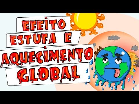 Thumbnail da aula: Efeito Estufa e Aquecimento Global - O que são? Causas e consequências (Ilustrado)