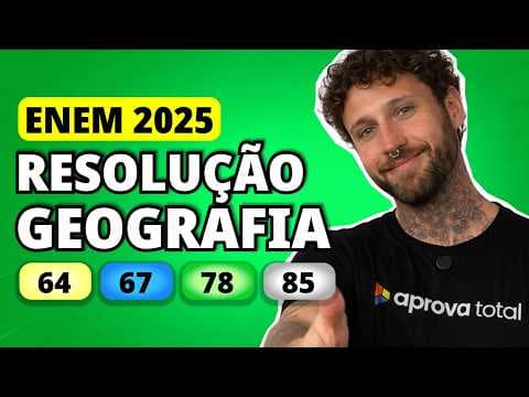 Thumbnail da aula: ENEM 2025 GEOGRAFIA – Questão 64 | Do ponto de vista administrativo e judicial, a desapropriação da