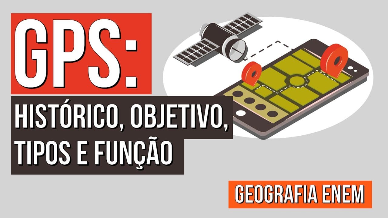 Thumbnail: GPS: histórico, objetivo, tipos e função | Geografia para o Enem | Raphael Carrieri