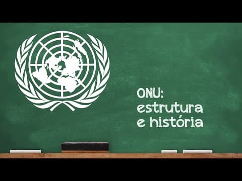 Thumbnail da aula: Videoaulas Poliedro | Enem | ONU: estrutura e história