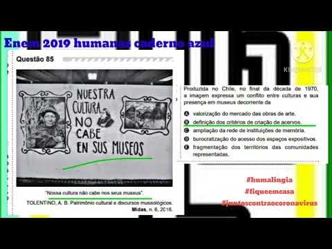 Thumbnail da aula: Questão 85 Enem 2019 caderno azul