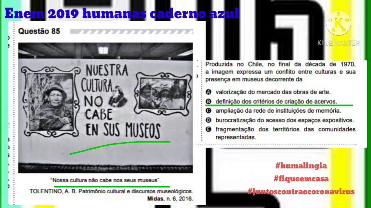 Thumbnail: Questão 85 Enem 2019 caderno azul