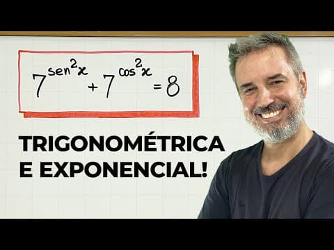 Thumbnail da aula: UMA EQUAÇÃO EXPONENCIAL TRIGONOMÉTRICA! 🤯
