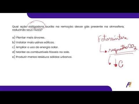 Thumbnail da aula: ENEM 2025 | A quantidade de CO2 na atmosfera da Terra aumentou em 50%, e a temperatura está agora...