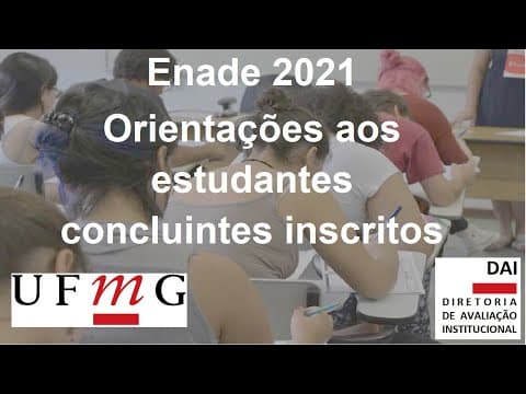 Thumbnail da aula: Enade 2021 - Orientações aos estudantes concluintes inscritos