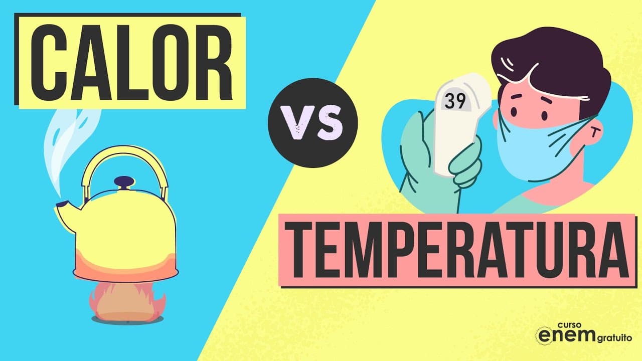 Thumbnail: ENTENDA A DIFERENÇA ENTRE CALOR E TEMPERATURA | Resumo de Física para o Enem