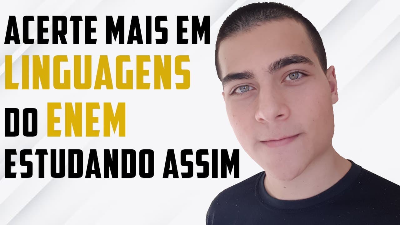 Thumbnail: MELHORE NA PROVA DE LINGUAGENS DO ENEM COM ESSE MÉTODO DE ESTUDO - PORTUGUÊS E INGLES