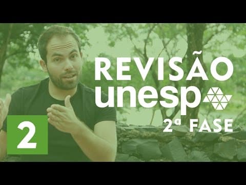 Thumbnail da aula: Ep. 2 da Revisão UNESP 2ª Fase - Santa Biologia