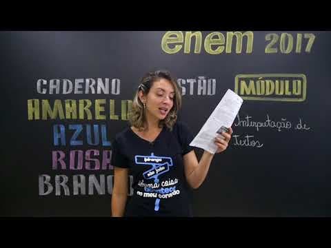 Thumbnail da aula: ENEM 2017 - Questão 12 de Linguagens (Caderno Amarelo)