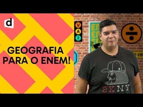 Thumbnail da aula: COMO ESTUDAR GEOGRAFIA PARA O ENEM | PLANTÃO DESCOMPLICA