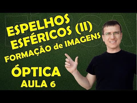 Thumbnail da aula: ESPELHOS ESFÉRICOS (II) - COMO SE FORMAM AS IMAGENS EM ESPELHOS ESFÉRICOS? - Aula 6 - Prof. Boaro