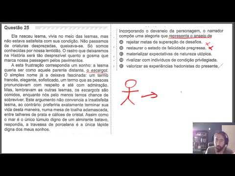 Thumbnail da aula: ENEM 2019 - Linguagens | Questao 25 (Prova Amarela)