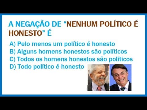 Thumbnail da aula: 🔥 Poucos sabem negar isso corretamente!!! Você sabe como fazer???