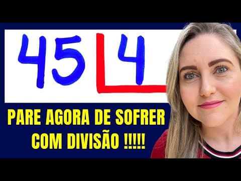 Thumbnail da aula: 🤯APRENDA DIVISÃO AGORA E NÃO ERRE MAIS!!!