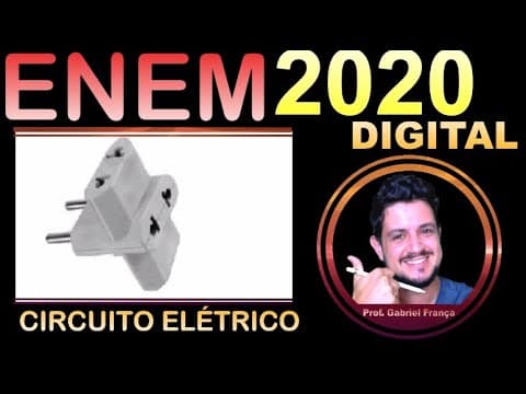 Thumbnail da aula: ENEM 2020 - Circuito Elétrico - O adaptador de tomada tipo T (Figura 1) é um acessório utilizado...