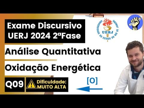 Thumbnail da aula: ✏️UERJ 2024 | Um alceno pode ser identificado a partir dos produtos formados em sua reação de