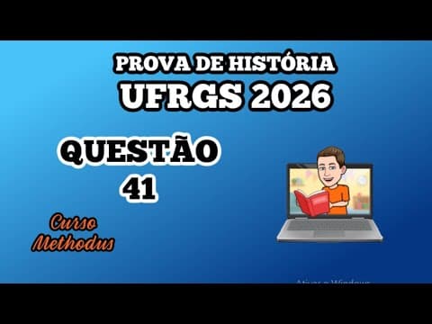 Thumbnail da aula: 41 de 2026 da prova de história da UFRGS - Em 2025, o longa-metragem Ainda estou aqui dirigido por